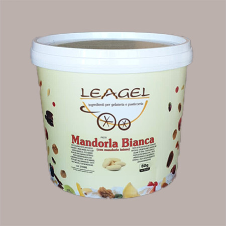 Pasta Gusto di Mandorla Bianca con Mandorle Intere ideale per Gelato Leagel 3,5 Kg [9b47324e]