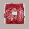 Borsa Carta Chiusura Velcro Rossa con nastro in raso 24+11x21 cm 10 Pezzi [733872cd]