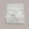 Borsa Carta Chiusura Velcro Bianco con nastro in raso 24+11x21 cm 10 Pezzi [61d3a1c9]