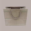 Borsa Carta Lusso Tortora con cordino 32+22x26 cm 10 Pezzi [8d14bcdf]
