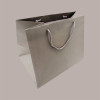 Borsa Carta Lusso Tortora con cordino 32+22x26 cm 10 Pezzi [5432ffd2]