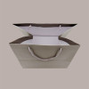 Borsa Carta Lusso Tortora con cordino 32+22x26 cm 10 Pezzi [e67f79c8]