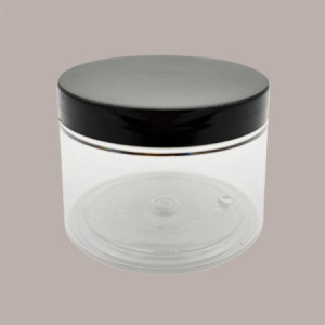 Vaso Barattolo Pet Trasparente 150 Ml con Coperchio Nero Lucido Ideale per Gelato 20 pezzi [78b871b9]