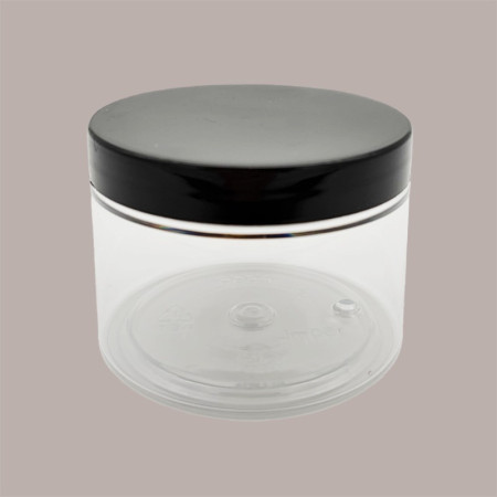 Vaso Barattolo Pet Trasparente 150 Ml con Coperchio Nero Lucido Ideale per Gelato 20 pezzi [78b871b9]
