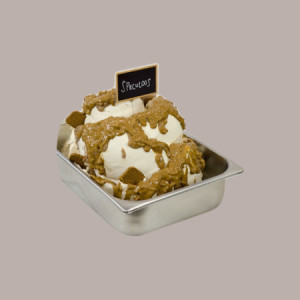 Choco Speculoos Variegato e Pasta al Gusto Biscotto al Burro Speziato ideale per Gelato Leagel 5 Kg