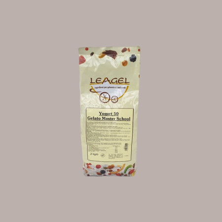 Yogurt 50 GMS Preparato in Polvere per Gelato a Basso Dosaggio Leagel 2 Kg [1a961dcd]