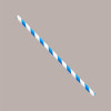 Cannuccia Carta Dritta Blu Spirale Bio Eco Dm8 H200mm 2x150 pezzi [dab7e908]