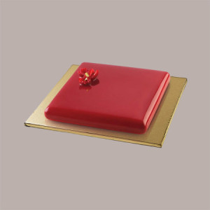 Sottotorta Quadrato Alto Ideale per Cake Design in Cartoncino Rigido Oro 45x45 cm 2 pezzi