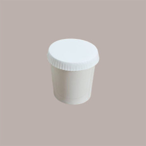 Copribicchieri Coperchi in Carta Bianca Ondulata Dm 7 cm per Bicchieri 100 pezzi