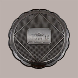 Vassoio Tondo Nero MEDORO Dm22 cm ALCAS per Dolci Torte 30 pezzi