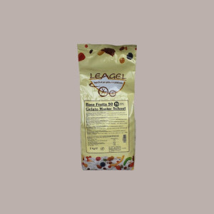 Base Frutta 50 GMS ideale per Gelato senza Grassi nè Aromi Preparato in polvere Leagel 2 Kg