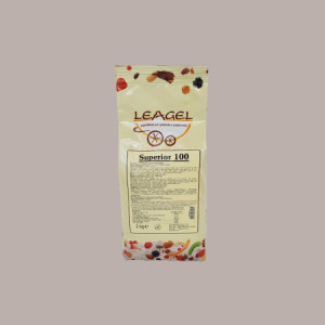 Base per Gelato Latte Superior 100 Preparato in Polvere Lavorazione Caldo/Freddo Leagel 2 Kg