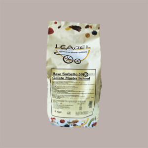 Base Sorbetto 50 GMS Basso Dosaggio per Gelato alla Frutta Vegan Ok Preparato in Polvere Leagel 2 kg [44053cf5]