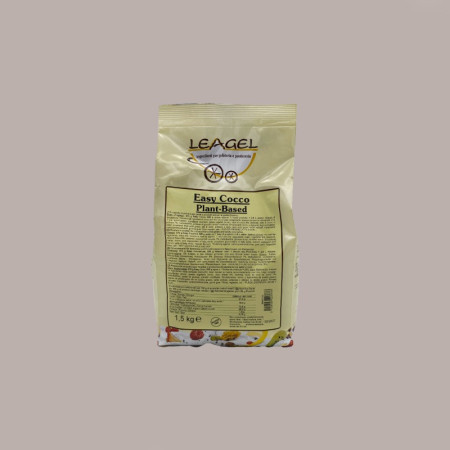 Easy Base per Gelato al Gusto di Cocco Plant Based Senza Derivati del Latte Preparato in Polvere Leagel 1,5 Kg [66e99551]