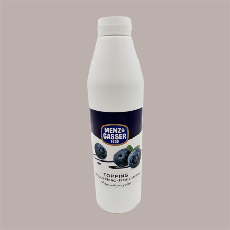 Topping al Gusto Mirtillo Nero Senza Glutine Ideale per Gelato Yogurt Dessert Menz&Gasser 1 Kg [9620b18e]
