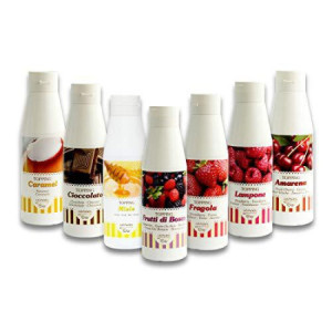 Topping al Gusto Melone Salsa Gourmet per Gelati Dessert Yogurt Leagel 1 Kg [7132b368]