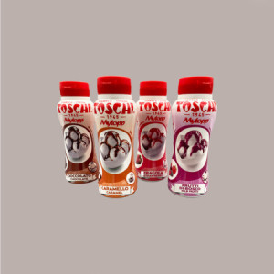 Mini Topping 1 Set da 4 Mytopp al Gusto di Cioccolato Fragola Caramello e Frutti di Bosco Toschi 4x200g [0d4428fc]