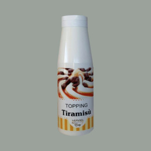 Topping al Gusto Tiramisù Salsa Dolce per Gelati Dessert Yogurt Leagel 1 Kg