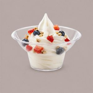 Coppa Gelato in PS Trasparente ideale per Yogurt GO YO 450cc 50 pezzi