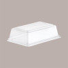 Coperchio Bombato Trasparente H 4,3 cm  per Vaschetta Tiramisù 15,5x10 cm 50 pezzi [c7706cb6]