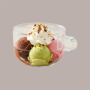 Coppa Kaffà Trasparente 170 cc Ideale per Tiramisù Dolci al Cucchiaio Monoporzione diametro 7,8 cm H 5,1 cm 100 pezzi