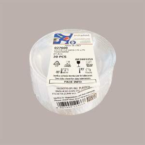 Coperchio coppa Kaffà Trasparente 170 cc Diametro 7,8 cm 100 pezzi [23e50173]