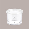 Coperchio Piatto Senza Foro per Coppa FLY Trasparente Dm 8,5 cm H0,7 cm 100 pezzi [9ff1366a]