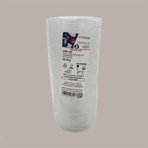 Coperchio Piatto Senza Foro per Coppa FLY Trasparente Dm 8,5 cm H0,7 cm 100 pezzi [2dbcb070]