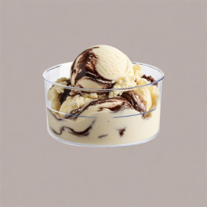 Coppa MIA 200 cc Trasparente Ideale per Tiramisù Dolci al Cucchiaio Monoporzione Diametro 8,6 cm H4,4 cm 40 pezzi