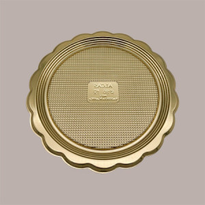 Vassoio Tondo Nero MEDORO Dm18 cm ALCAS per Dolci Torte 100 pezzi [451c0a58]