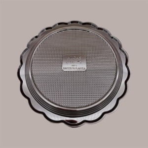 Vassoio Tondo Nero MEDORO Dm18 cm ALCAS per Dolci Torte 100 pezzi