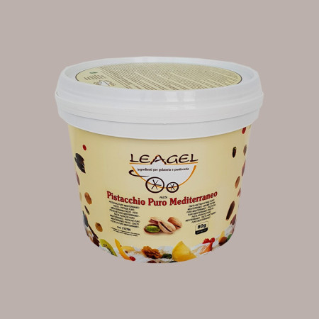 Pistacchio Mediterraneo Puro Pasta Concentrata ideale per Gelato Dolci Leagel 3,5 Kg [680d1610]