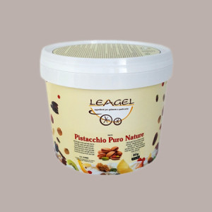 Pistacchio Puro Nature Pasta Concentrata Senza Coloranti Ideale per Gelato Dolci Leagel 3,5 Kg [06369419]