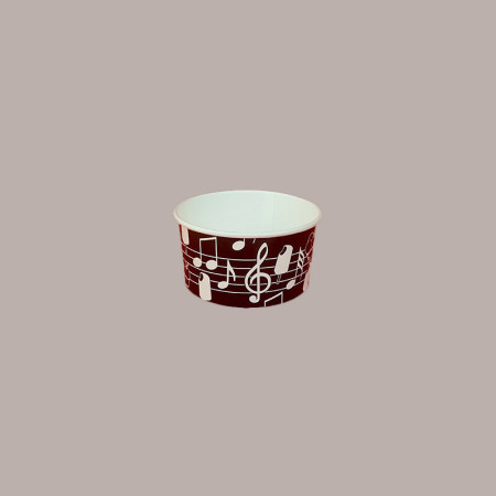 Coppette Gelato in Carta Bianco e Nero 80cc Impilabili Black&White 250 pezzi [bd9e56ca]
