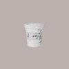 Bicchiere Bibite Fredde in Cartone Bianco e Nero ideale per Yogurt Gelato Granita grafica Black&White B/20 100 pezzi [78273d16]