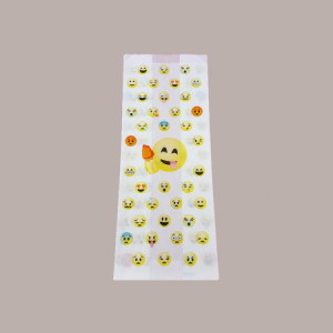 Bicchiere Bibite Fredde in Cartone ideale per Yogurt Gelato Granita grafica Emoticon Emoji B/25 100 pezzi [9ab99103]