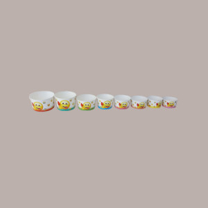Bicchiere Bibite Fredde in Cartone ideale per Yogurt Gelato Granita grafica Emoticon Emoji B/25 100 pezzi [90191f3f]