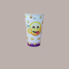 Bicchiere Bibite Fredde in Cartone ideale per Farppè Yogurt Gelato Granita grafica Emoticon Emoji B/42 100 pezzi [32ca1816]