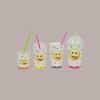 Bicchiere Bibite Fredde in Cartone ideale per Farppè Yogurt Gelato Granita grafica Emoticon Emoji B/55 50 pezzi [0a272871]