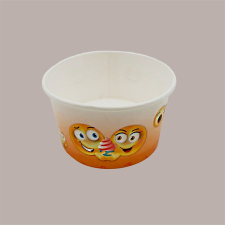 Coppette Gelato in Carta 140cc Impilabili grafica Emoticon Emoji 200 pezzi [349137bd]