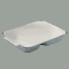 100 Pz Coperchio per Vaschetta Alluminio 3 Scomparti CR100G [4fb405c3]