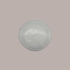 Coperchio Trasparente in Polipropilene Dm 196H12mm per Contenitore Tondo in Alluminio Nero e Oro Eclipse per Microond [07600945]