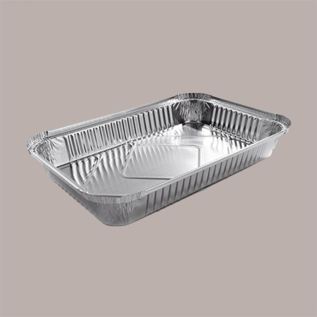 Contenitore Vaschetta Alluminio 6 Porzioni Rettangolare R2L 318x214H39mm Contital 50 pezzi [151cabf5]