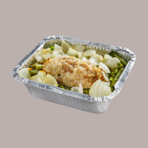 Contenitore Vaschetta Alluminio 6 Porzioni Rettangolare R2L 318x214H39mm Contital 50 pezzi [7e776ee2]