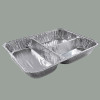 Contenitore Vaschetta in Alluminio Asporto 3 Scomparti R24G 100 pezzi [1f672fcc]