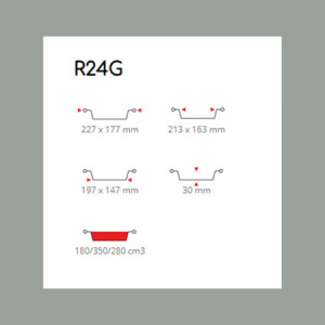 Contenitore Vaschetta in Alluminio Asporto 3 Scomparti R24G 100 pezzi [715cadc5]