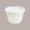Carapina Sorbettiera per Pozzetto Gelato Cilindrica 2,5 Lt con Coperchio Plastica Bianca 22 pezzi [c8f74c82]