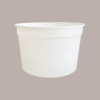 Carapina Sorbettiera per Pozzetto Gelato Cilindrica 2,5 Lt con Coperchio Plastica Bianca 22 pezzi [11d10f8f]