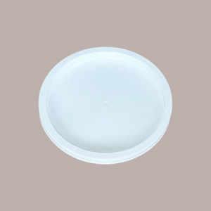 Carapina Sorbettiera per Pozzetto Gelato Cilindrica 2,5 Lt con Coperchio Plastica Bianca 22 pezzi [a39c8995]