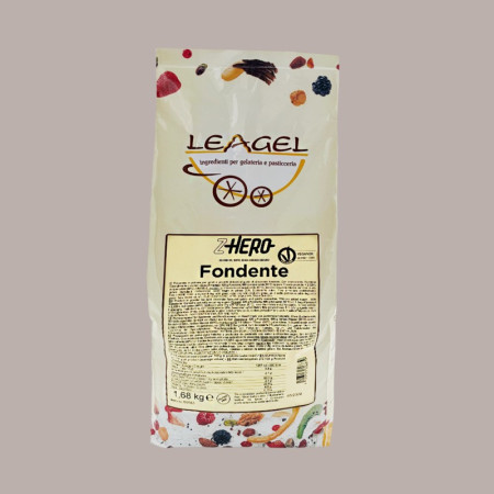 Base per Gelato Fondente ZHero Senza Lattosio Senza Zuccheri Preparato in Polvere Leagel 1,68 Kg [4f5b9483]